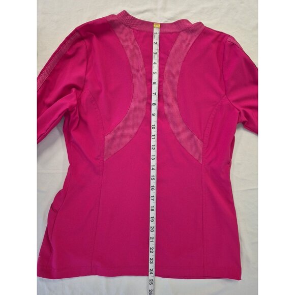 Whitecross Fit Women's XS Scrubs Set Long Sleeve Tee, Pants & Jacket Fuchsia - Picture 7 of 16